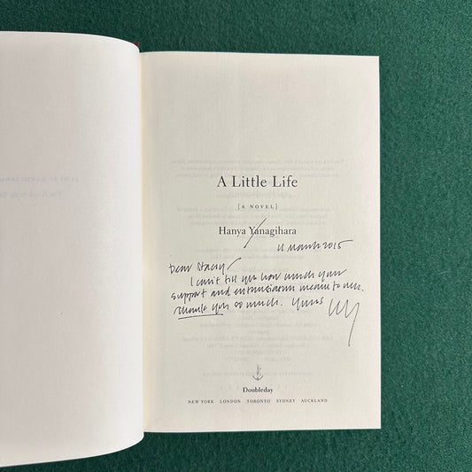 Fiction Hardback: Hanya Yanagihara - A Little Life SIGNED FIRST EDITION
