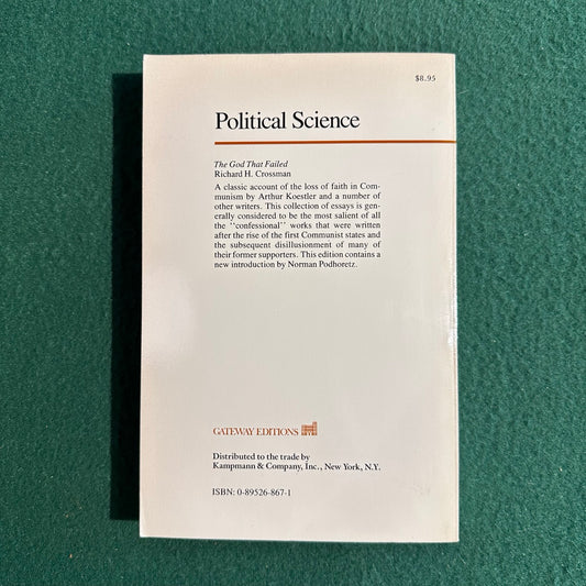 Vintage Non-Fiction Paperback: The God That Failed, Edited by Richard H Crossman FIRST PRINTING