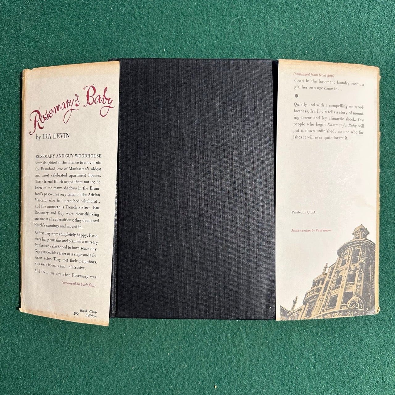 Vintage Fiction Hardback: Ira Levin - Rosemary's Baby BCE