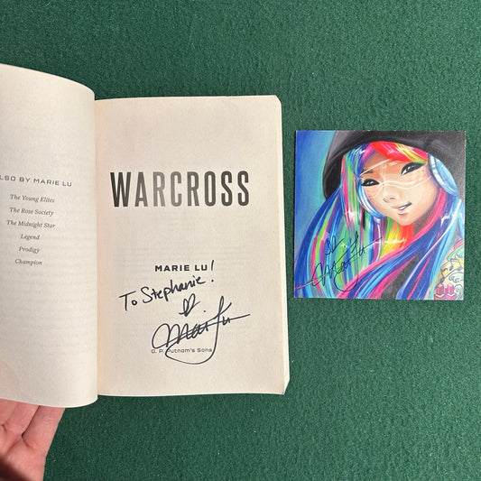 Sci-Fi Paperback: Marie Lu - Warcross SIGNED GALLEY