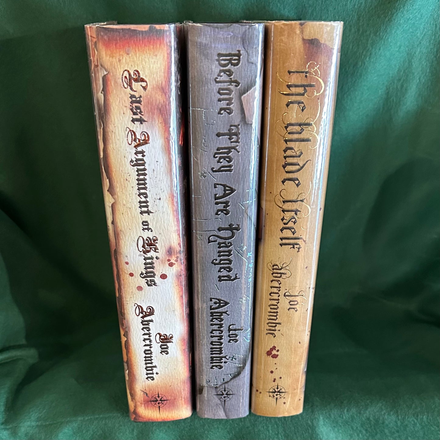 Fantasy Hardbacks: Joe Abercrombie - The First Law and Great Leveller trilogy - Broken Binding SIGNED FIRST EDITIONS