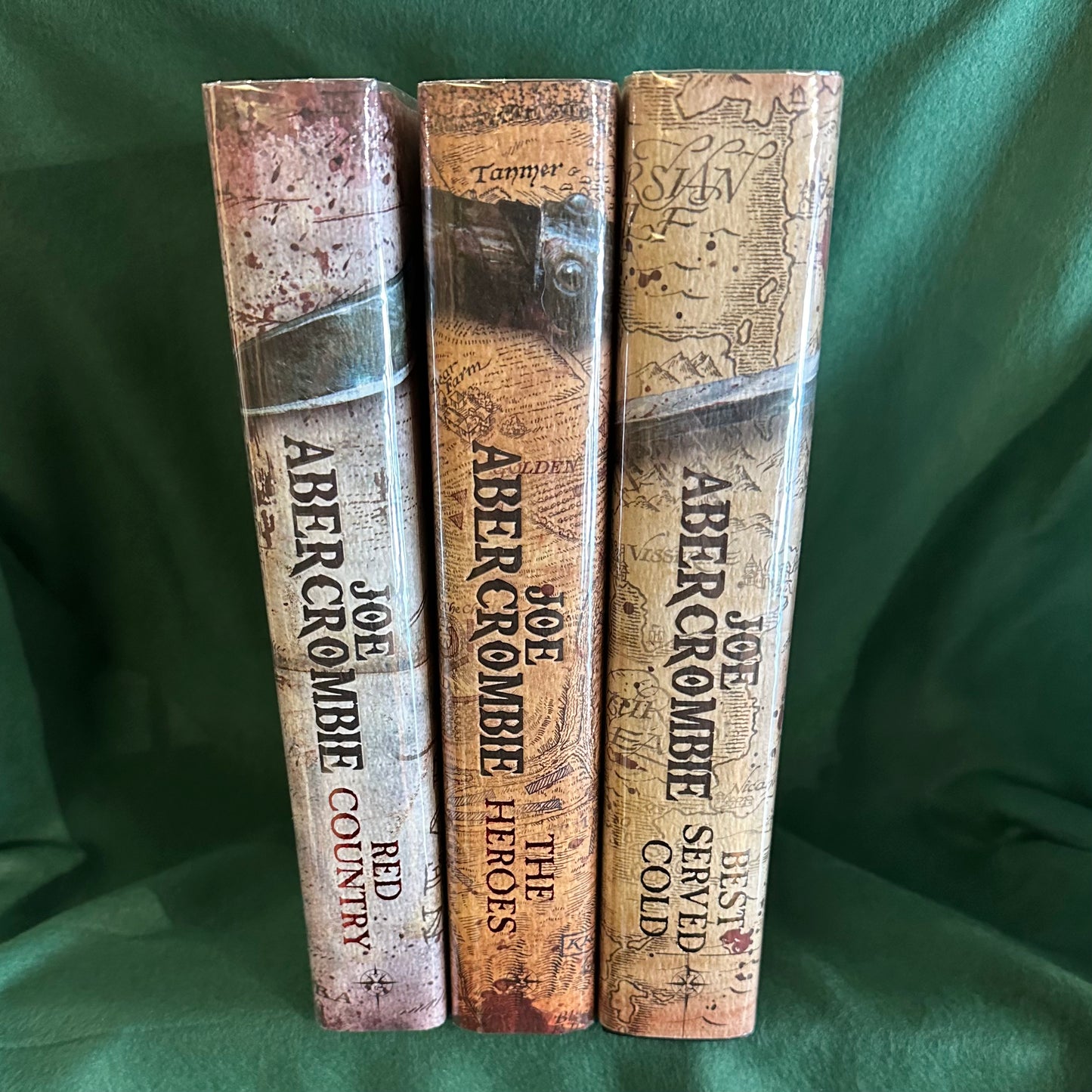 Fantasy Hardbacks: Joe Abercrombie - The First Law and Great Leveller trilogy - Broken Binding SIGNED FIRST EDITIONS
