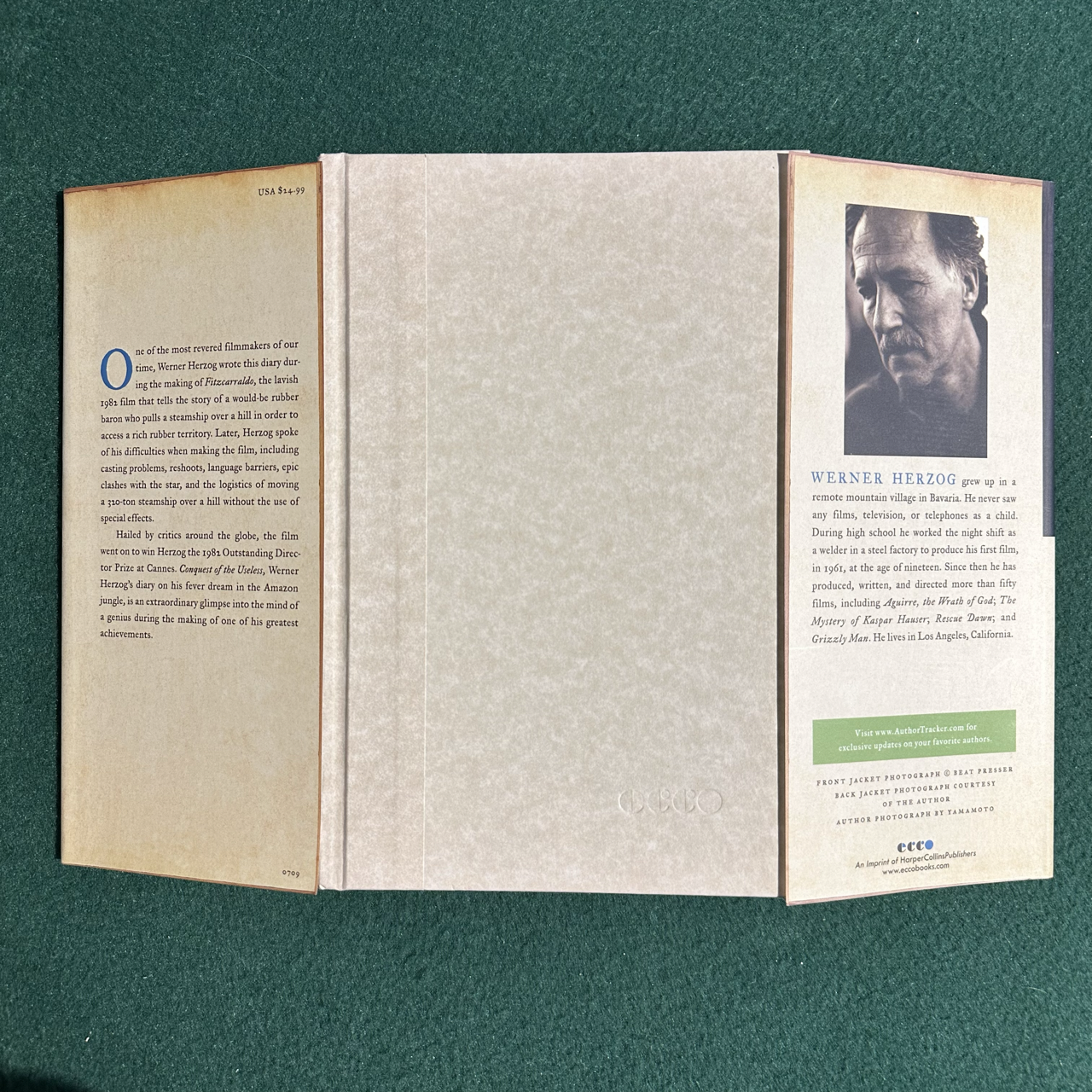 Non-Fiction Hardback: Werner Herzog - Conquest of the Useless FIRST EDITION