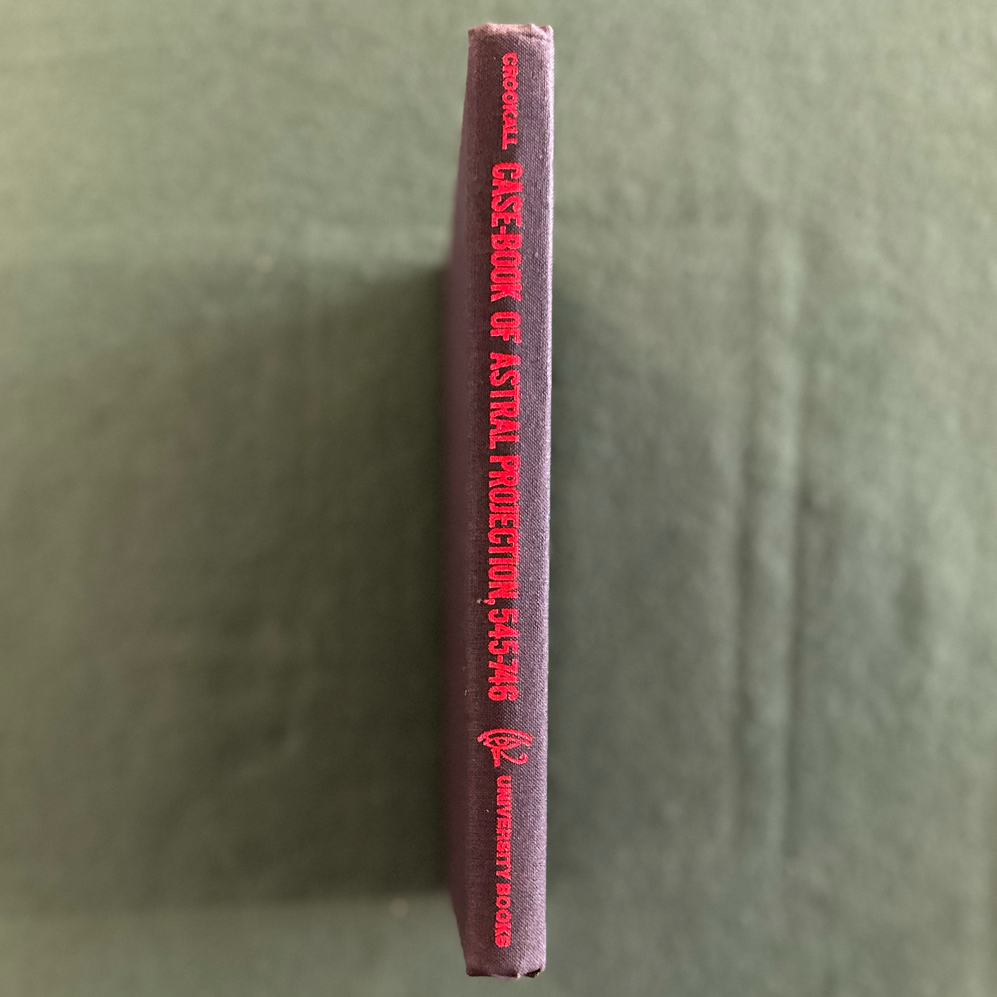 Vintage Non-Fiction Hardback: Dr Robert Crookall - Case-book of Astral Projection 545-746