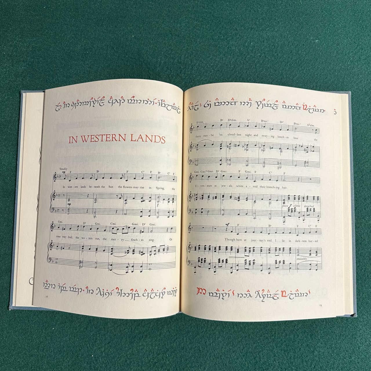 Vintage Fantasy Hardback: JRR Tolkien & Donald Swann - The Road Goes Ever On, A Song Cycle