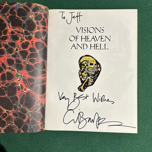 Art Hardback: Clive Barker - Visions of Heaven and Hell SIGNED FIRST EDITION