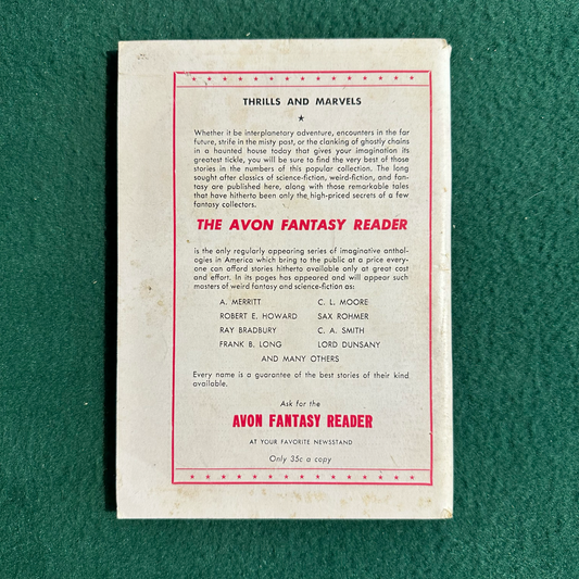 Vintage Fantasy Paperback: Avon Fantasy Reader #7 1947