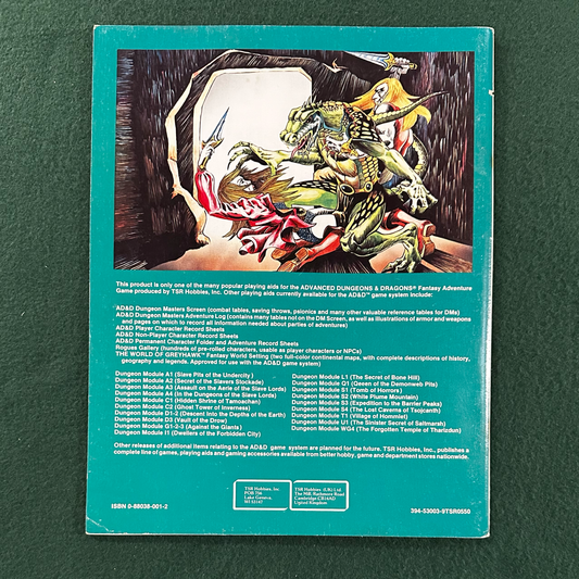 Vintage Dungeons & Dragons Game Book: Danger at Dunwater