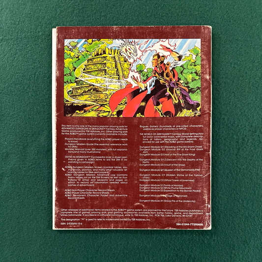 Vintage Dungeons & Dragons Game Book: The Hidden Shrine of Tamoachan