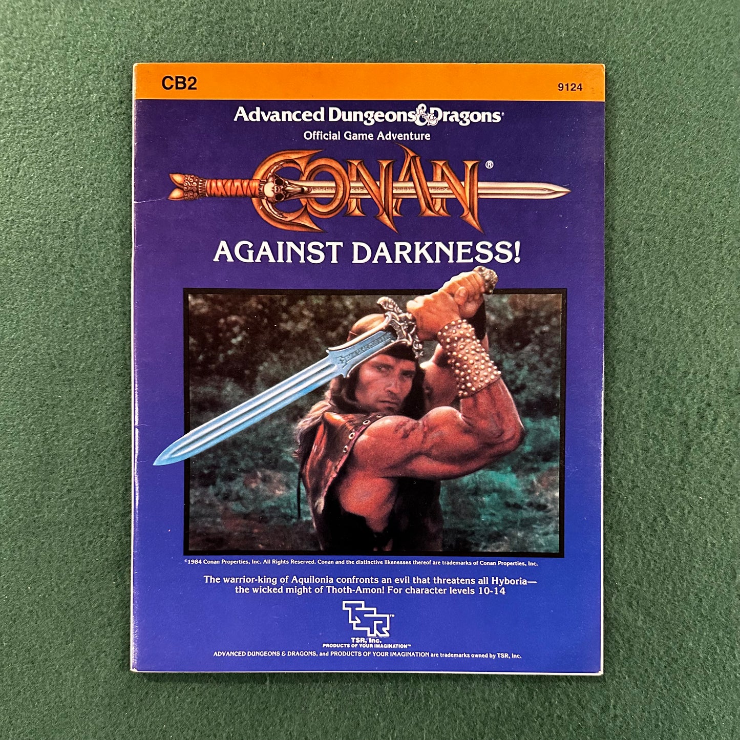 Vintage Dungeons & Dragons Game Book: Ken Rolston - Conan Against Darkness