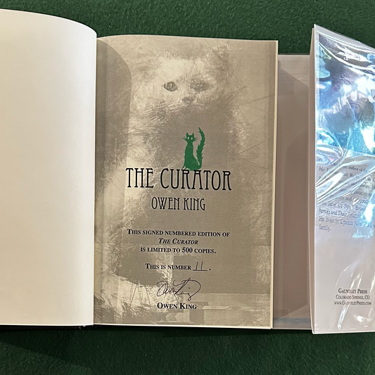 Fiction Hardback: Owen King - The Curator SIGNED AND NUMBERED LIMITED EDITION
