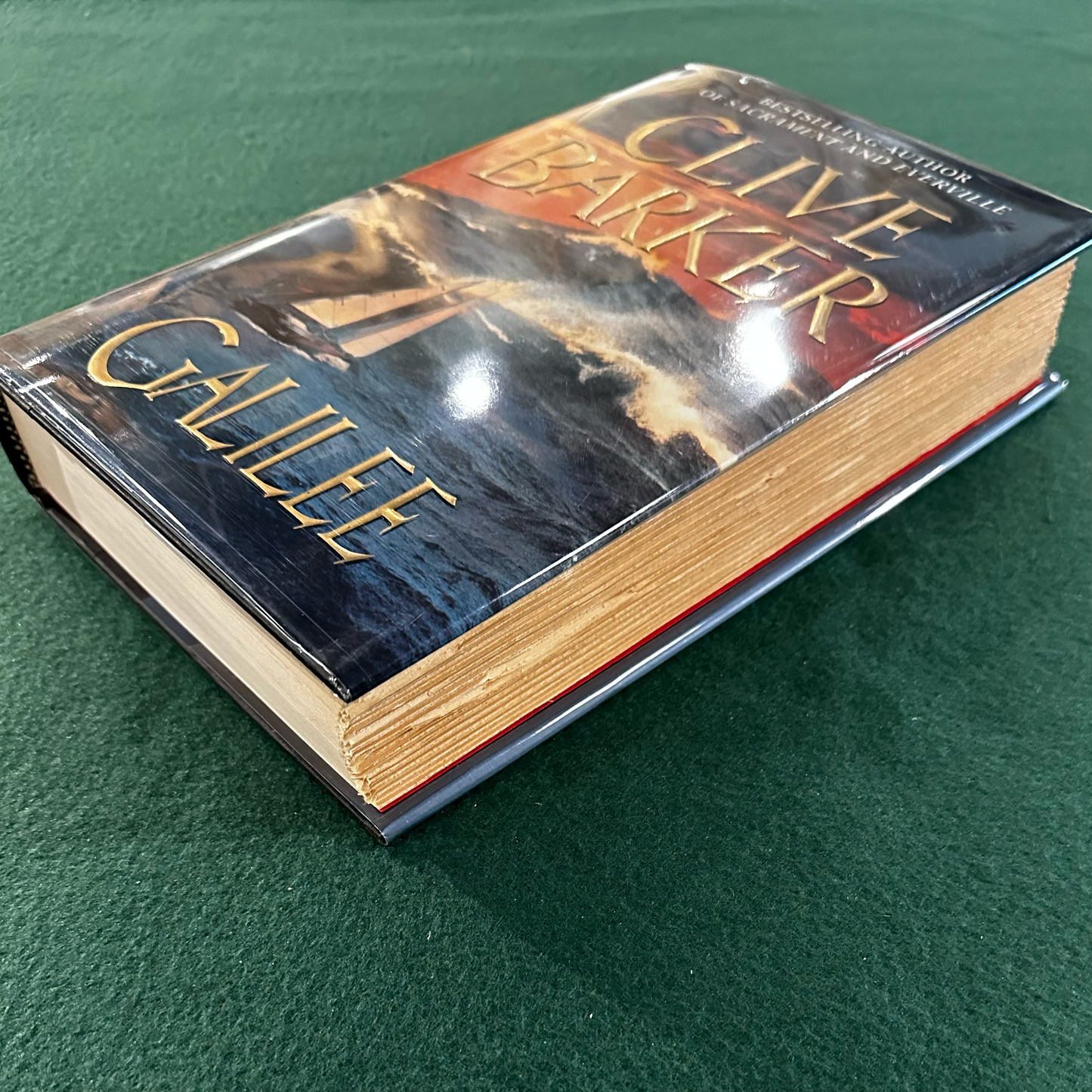 Vintage Fiction Hardback: Clive Barker - Galilee SIGNED FIRST EDITION/SECOND PRINTING