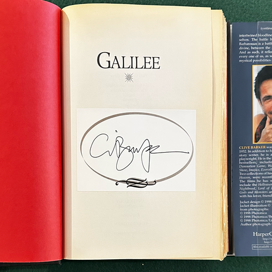 Vintage Fiction Hardback: Clive Barker - Galilee SIGNED FIRST EDITION/SECOND PRINTING