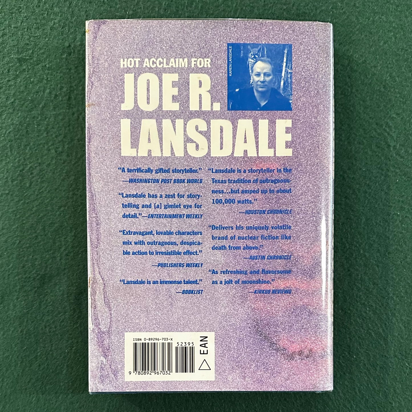 Vintage Fiction Hardback: Joe R Lansdale - Freezer Burn FIRST EDITION/PRINTING