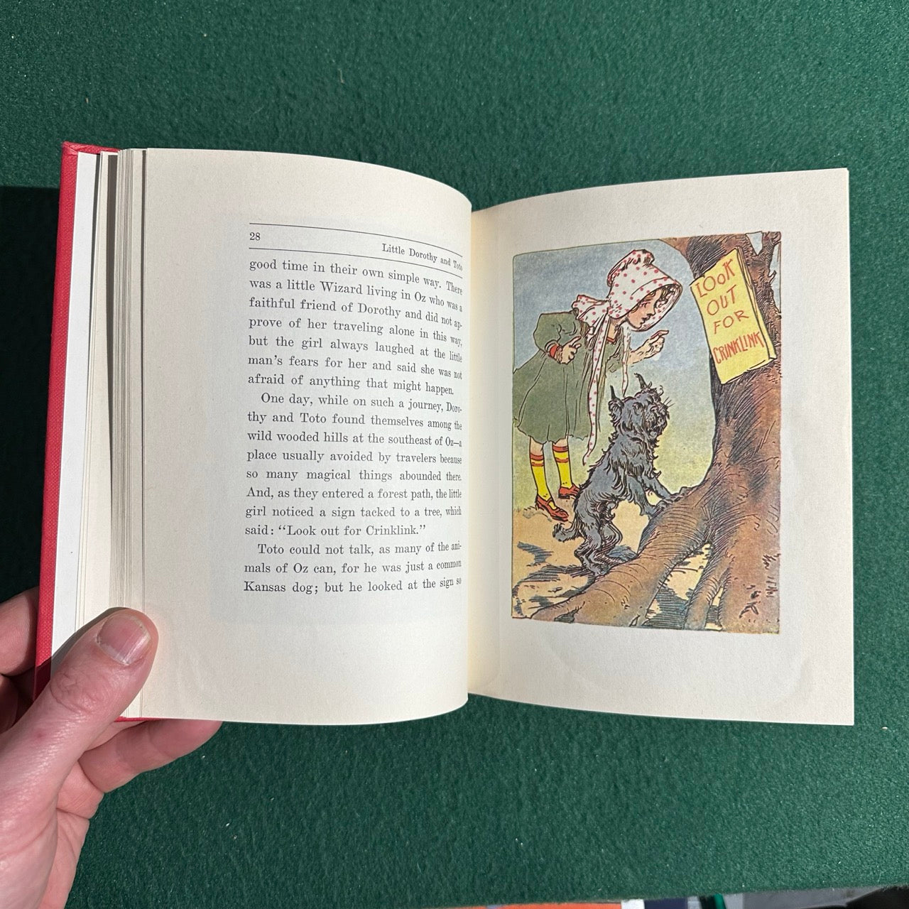 Vintage Fiction Hardback: Frank L Baum - Little Wizard Stories of Oz FIRST PRINTING