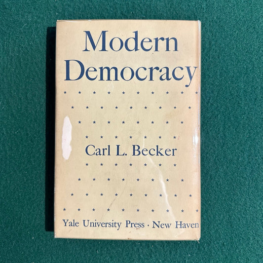 Vintage Non-Fiction Hardback: Carl L Becker - Modern Democracy
