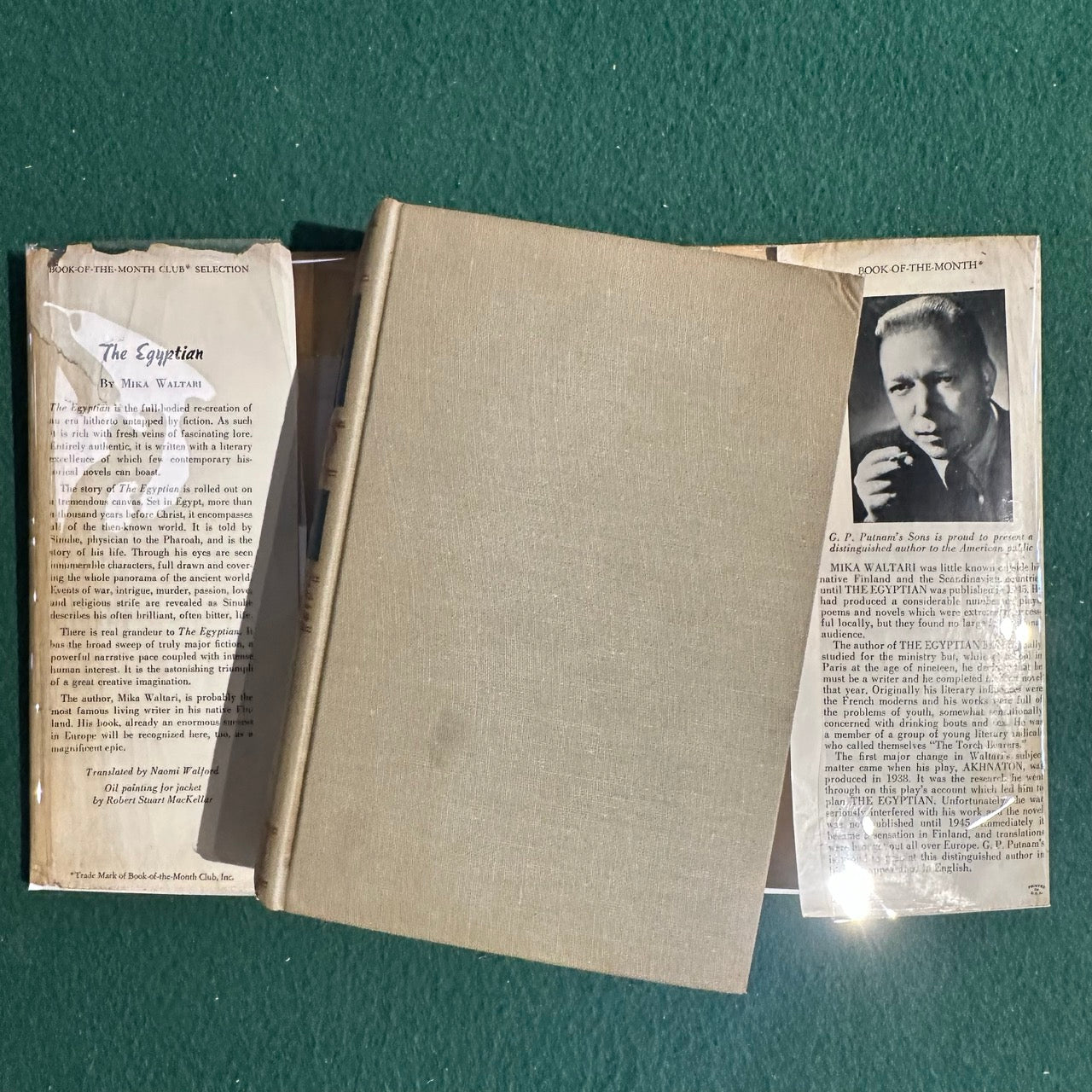 Vintage Fiction Hardback: Mika Waltari - The Egyptian BCE