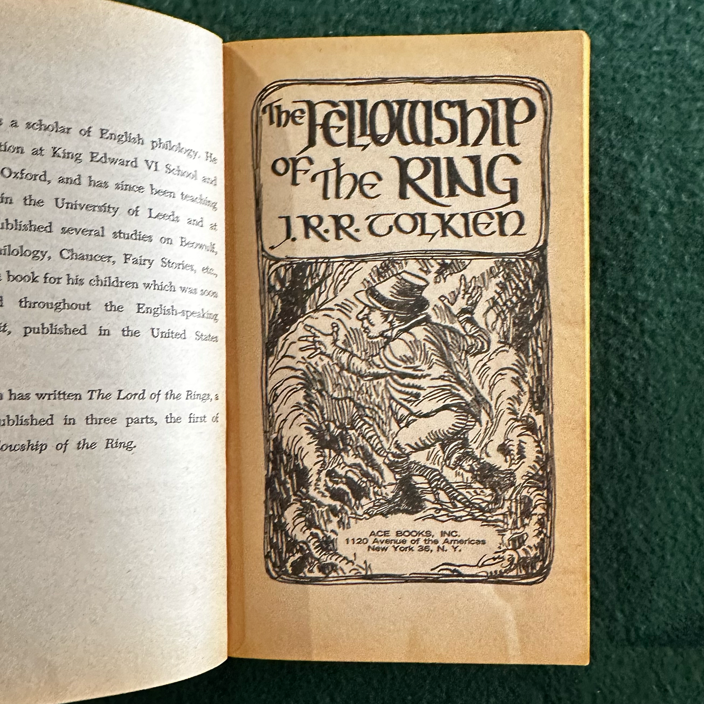 Vintage Fantasy Paperbacks: JRR Tolkien - The Lord of the Rings Trilogy ACE UNAUTHORIZED EDITIONS