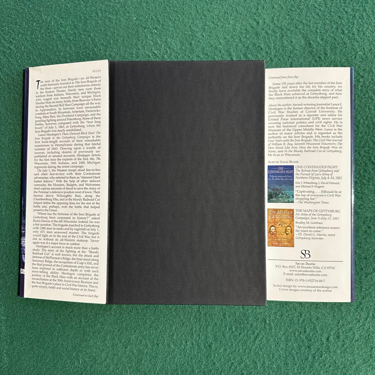 Non-Fiction Hardback: Lance J Herdegen - Those Damn Black Hats! FIRST EDITION