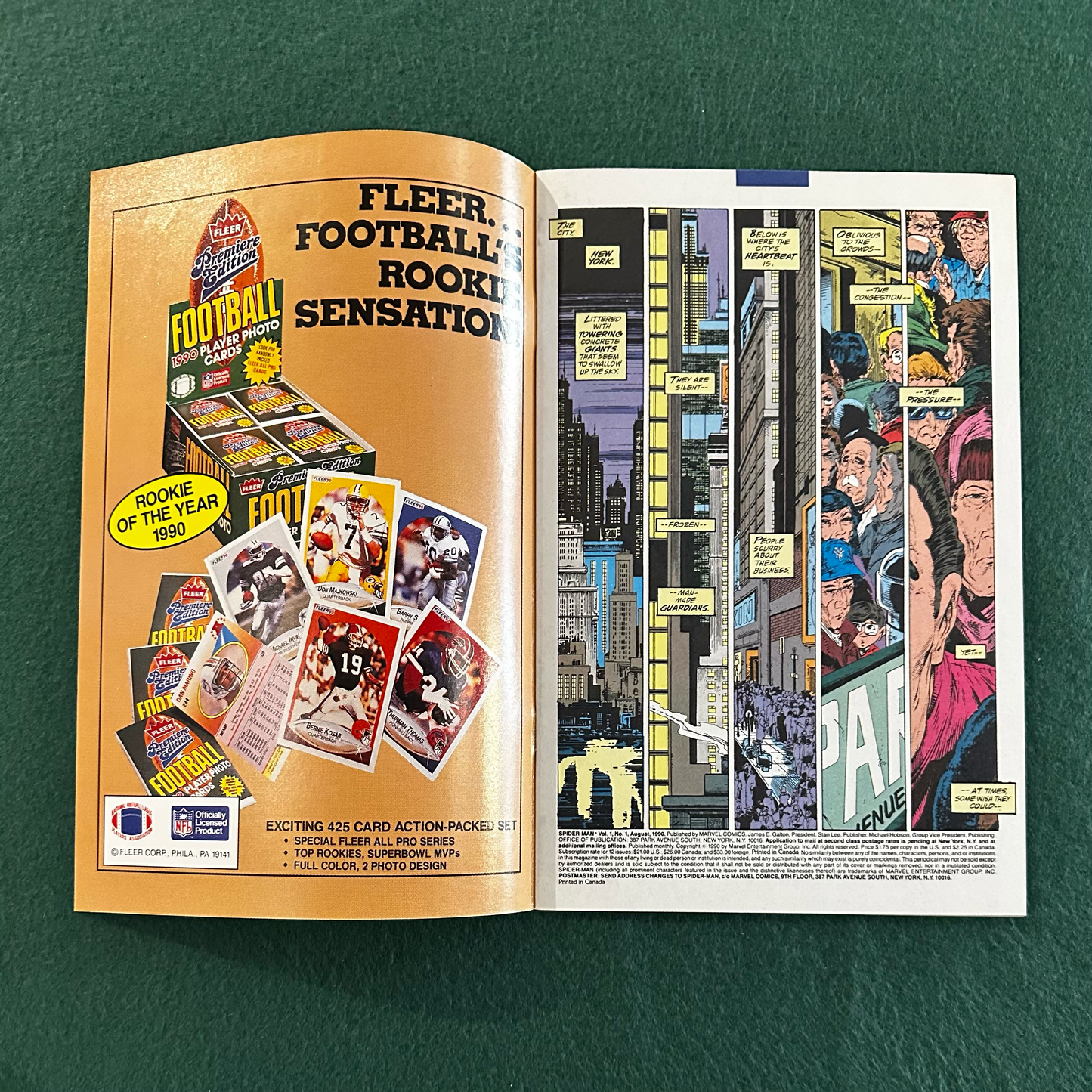Vintage Comic Book: Spider-man #1 1990 Green Varient