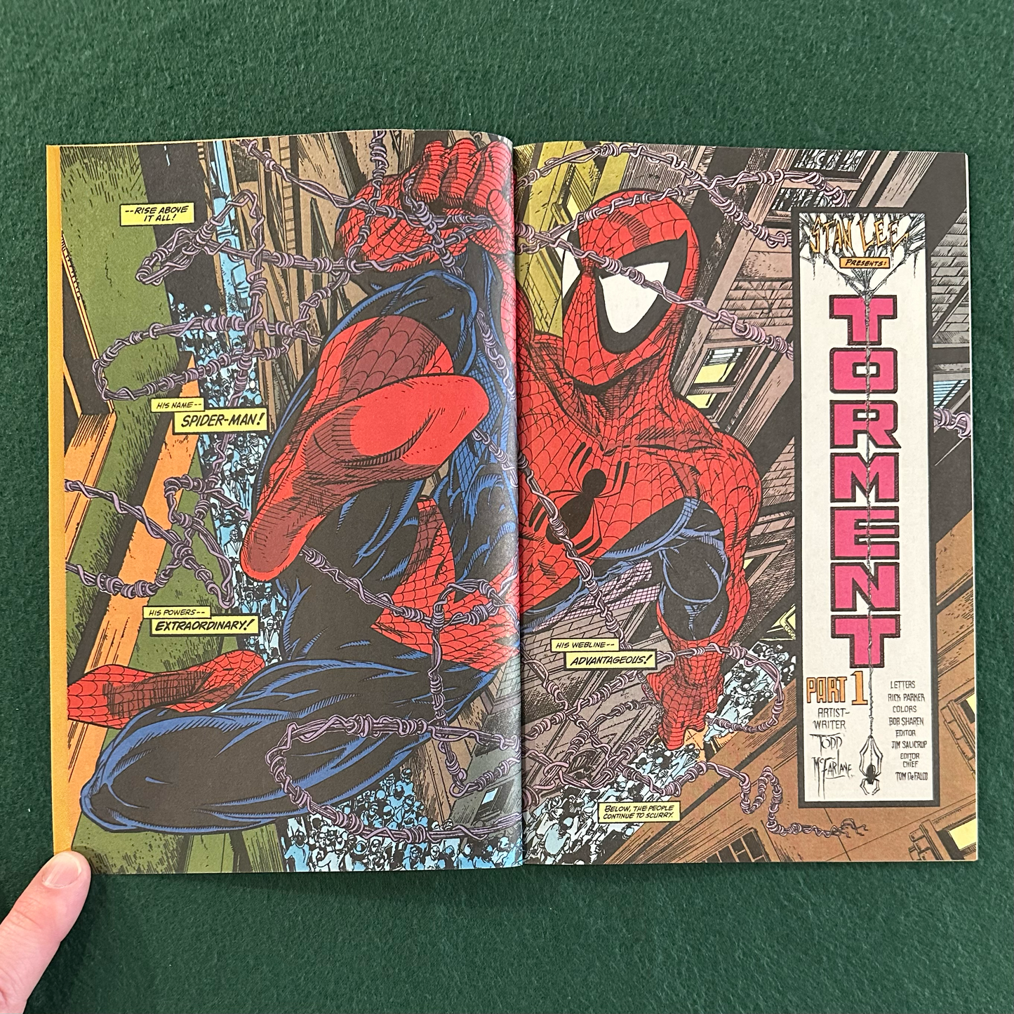 Vintage Comic Book: Spider-man #1 1990 Green Varient