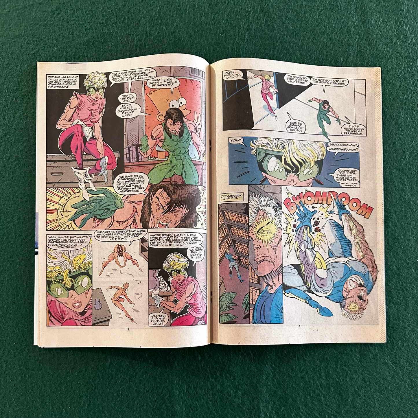 Vintage Comic Book: The New Mutants #98, First Appearance of Deadpool! SIGNED BY ROB LIEFELD