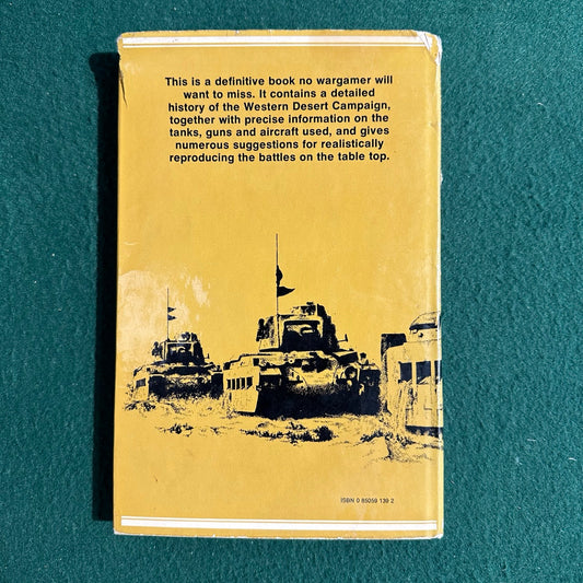 Vintage Non-Fiction Hardback: Donald Featherstone - Tank Battles in Miniature FIRST EDITION