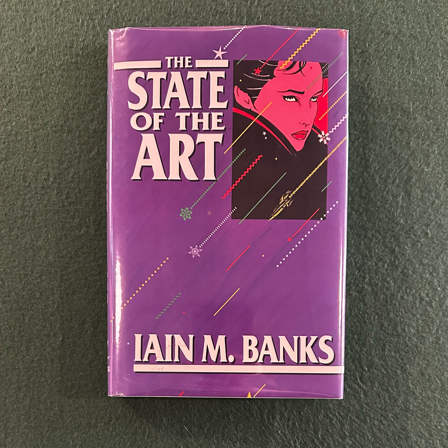 Vintage Sci-Fi Hardback: Iain M Banks - The State of the Art FIRST EDITION/PRINTING