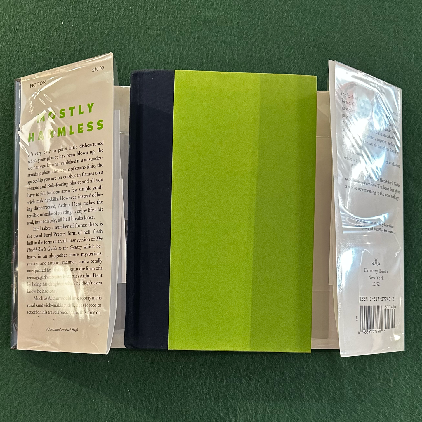 Vintage Sci-Fi Hardback: Douglas Adams - Mostly Harmless SIGNED FIRST EDITION/PRINTING