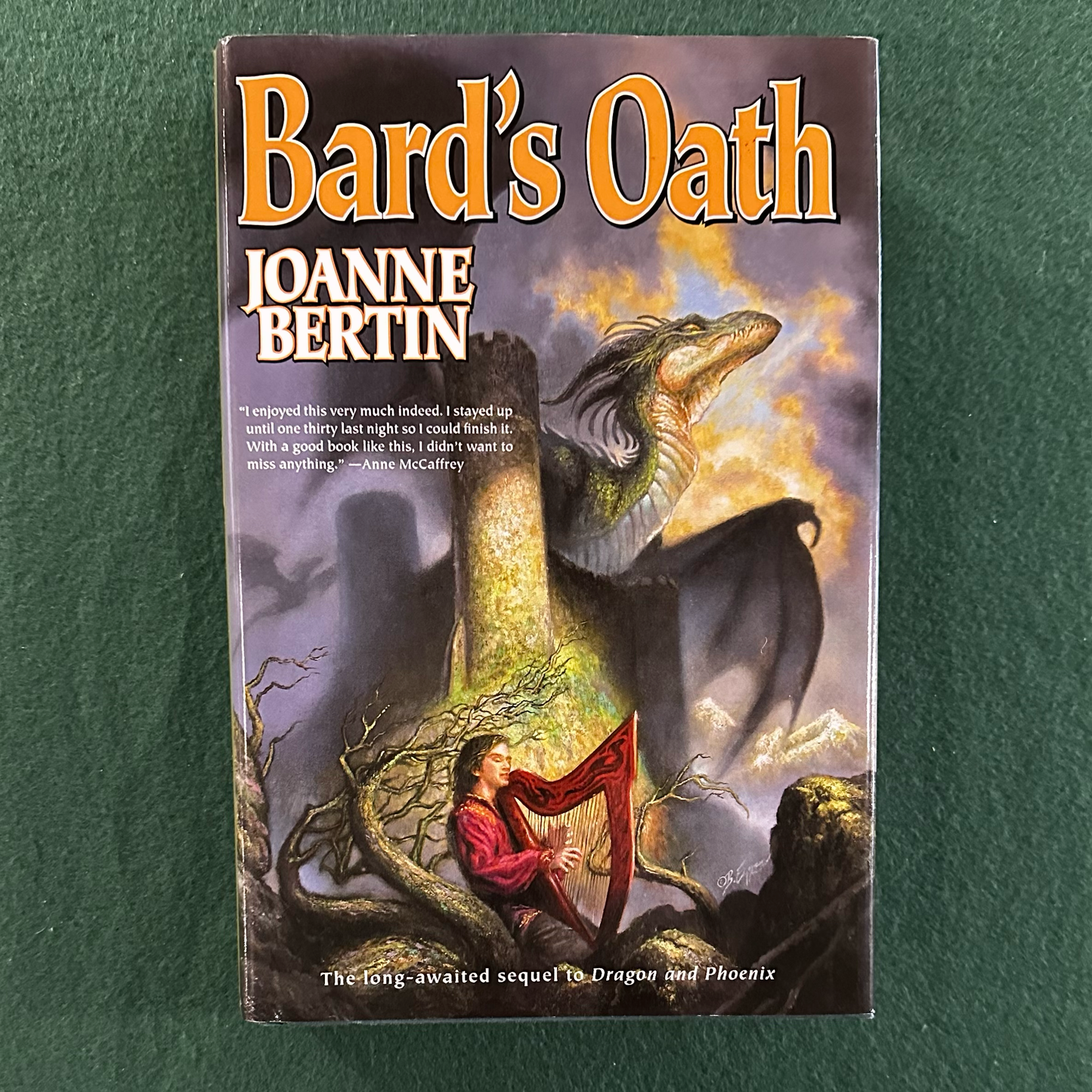 Fantasy Hardback: Joanne Bertin - Bard's Oath FIRST EDITION/PRINTING