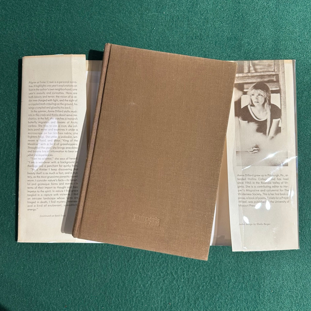 Vintage Fiction Hardback: Annie Dillard - Pilgrim at Tinker Creek FIRST EDITION