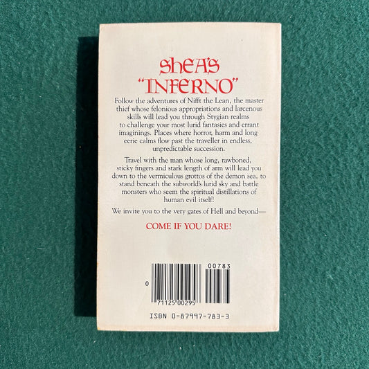 Vintage Fantasy Paperback: Michael Shea - Nifft the Lean FIRST PRINTING