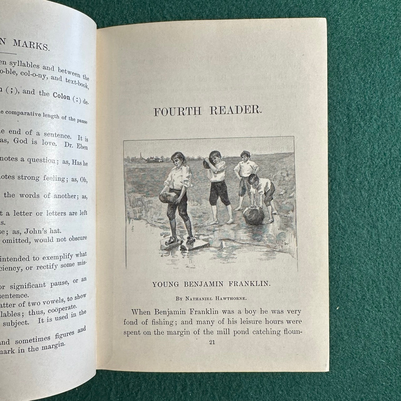 Antique Fiction Hardback: The New McGuffey Fourth Reader