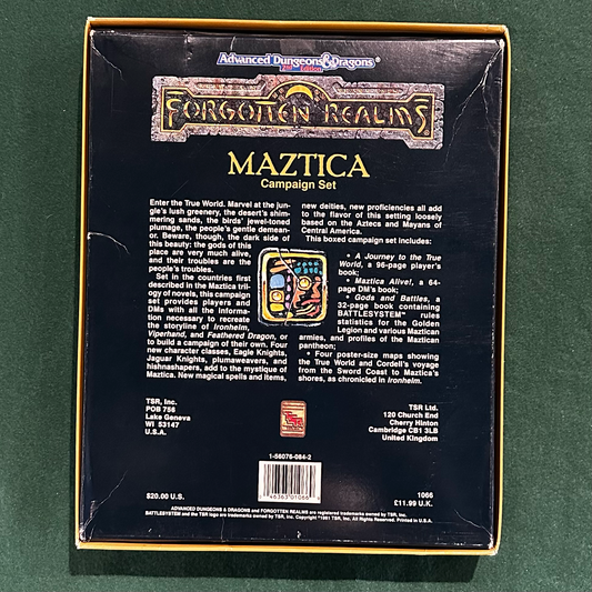Vintage Dungeons and Dragons Box Set: 2e Maztica COMPLETE