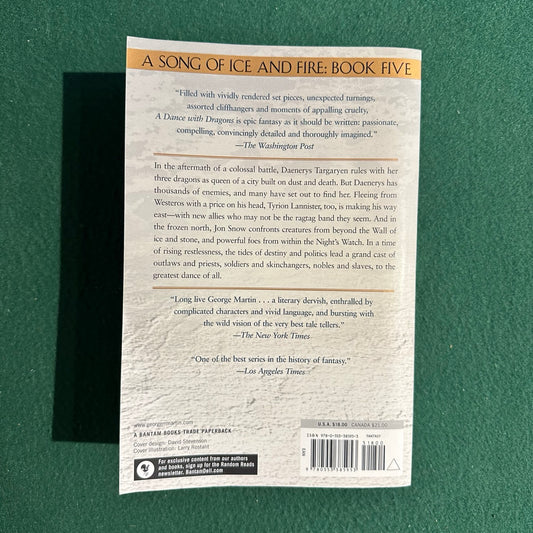 Fantasy Paperback: George RR Martin - A Dance with Dragons FIRST PRINTING