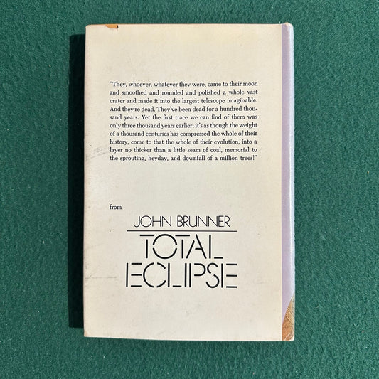 Vintage Sci-Fi Hardback: John Brunner - Total Eclipse BCE