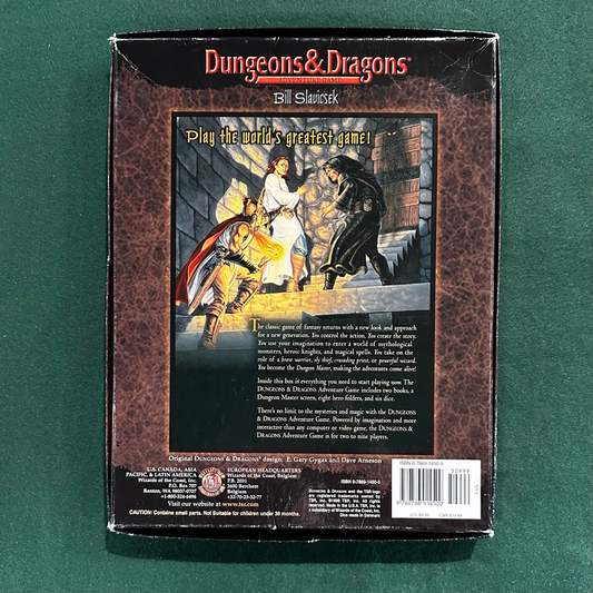 Vintage Dungeons and Dragons Box Set: The Adventure Begins Now NO DICE