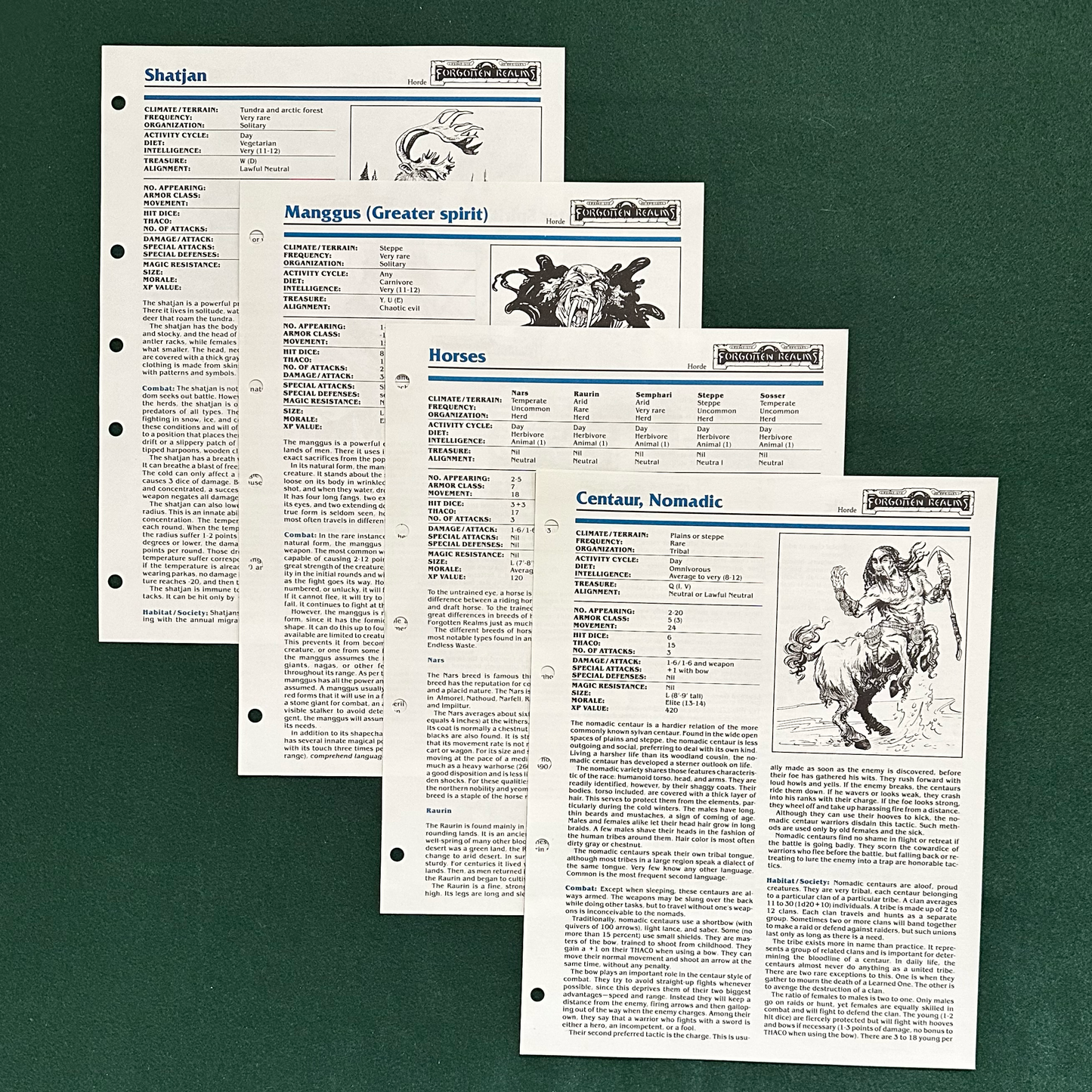 Vintage Dungeons and Dragons Box Set: The Horde, AD&D 2e COMPLETE