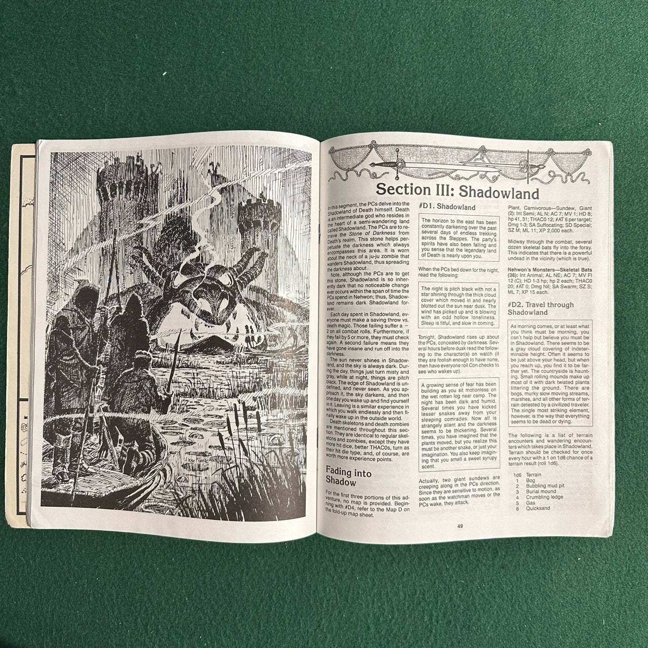 Vintage Advanced Dungeons & Dragons 2e Adventure: Lankhmar: Nehwon