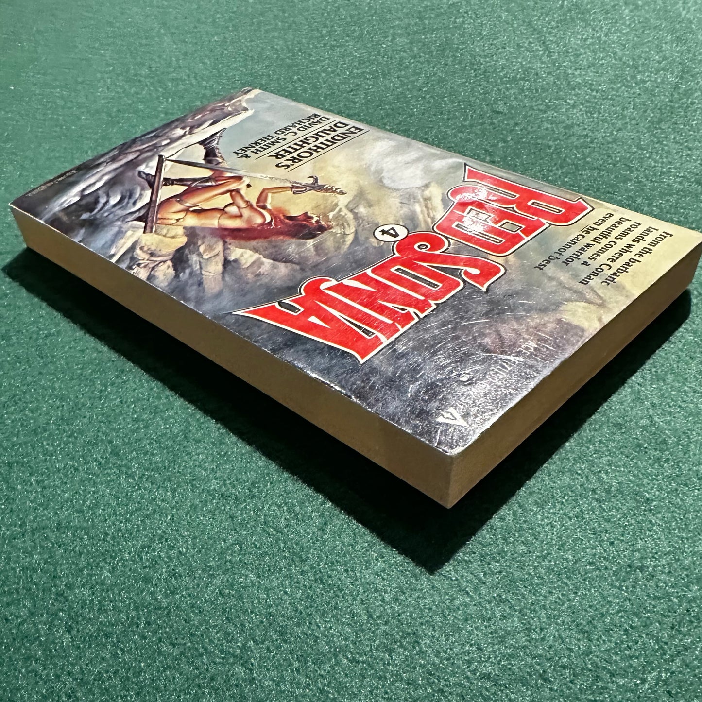 Vintage Fantasy Paperback: David C Smith & Richard L Tierney - Red Sonja 4: Endithor's Daughter first PRINTING