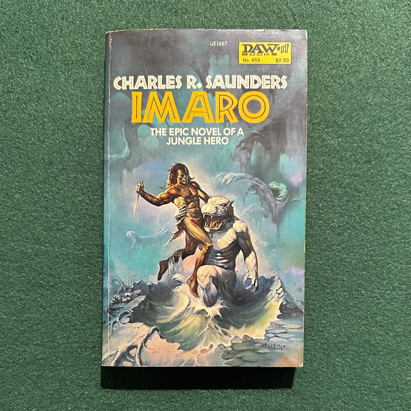 Vintage Fantasy Paperback: Charles R Saunders - Imaro FIRST PRINTING