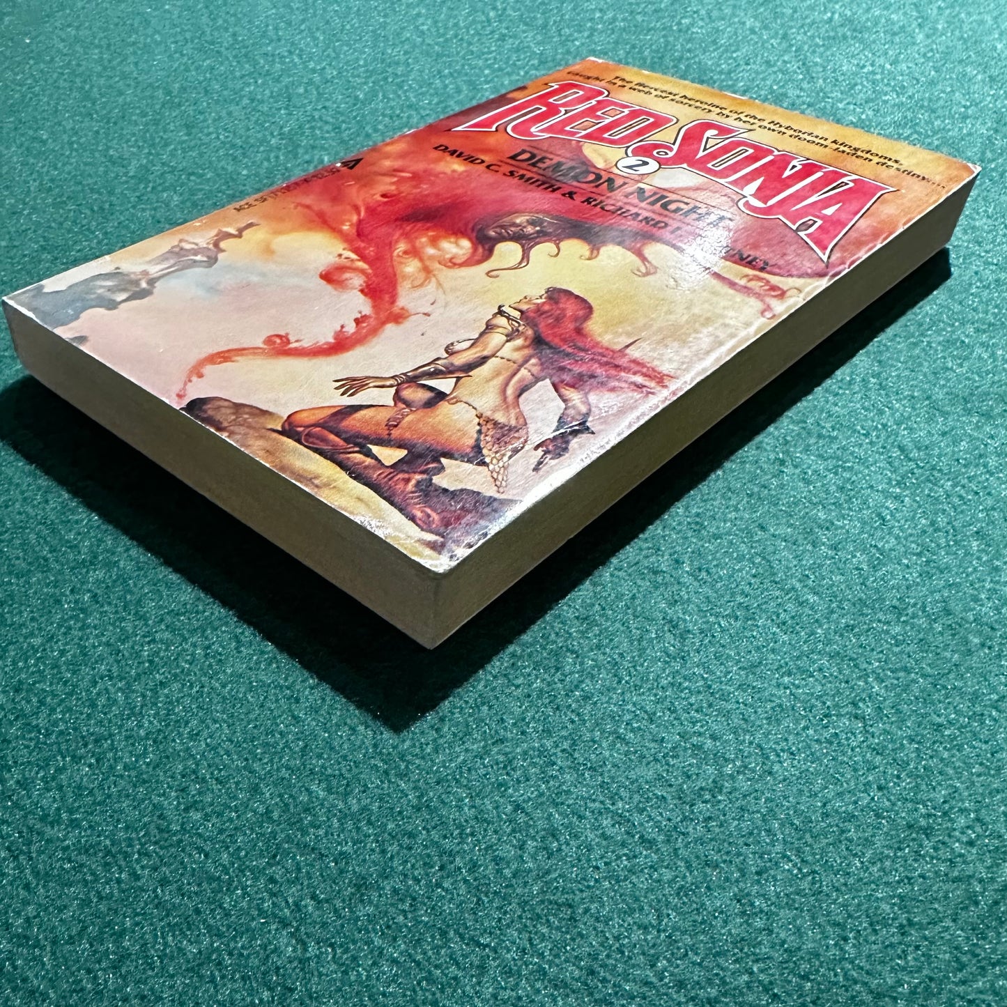 Vintage Fantasy Paperback: David C Smith & Richard L Tierney - Red Sonja 2: Demon Night SECOND PRINTING