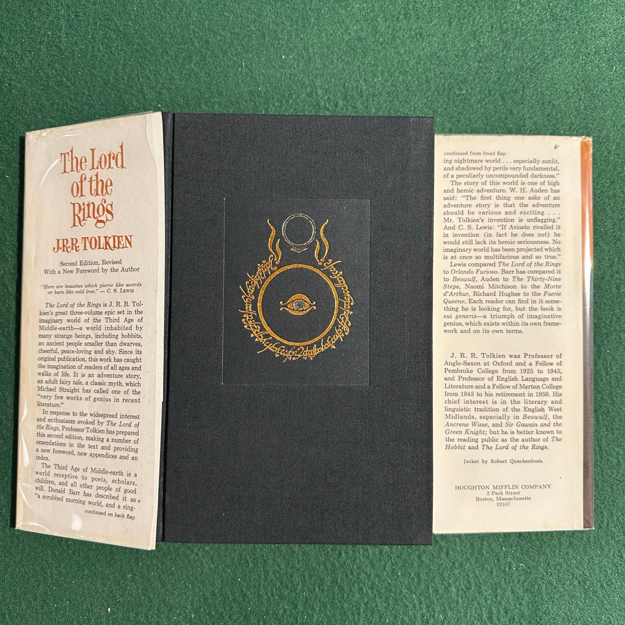 Vintage Fantasy Hardbacks: JRR Tolkien - The Lord of the Rings Trilogy SECOND EDITION TENTH/NINTH PRINTINGS