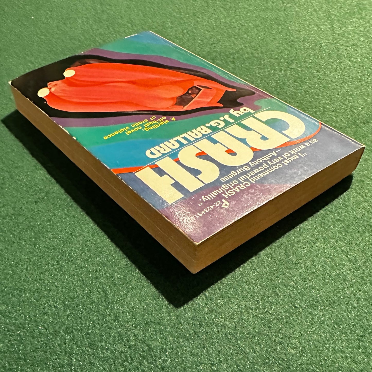 Vintage Fiction Paperback: JG Ballard - Crash FIRST PRINTING