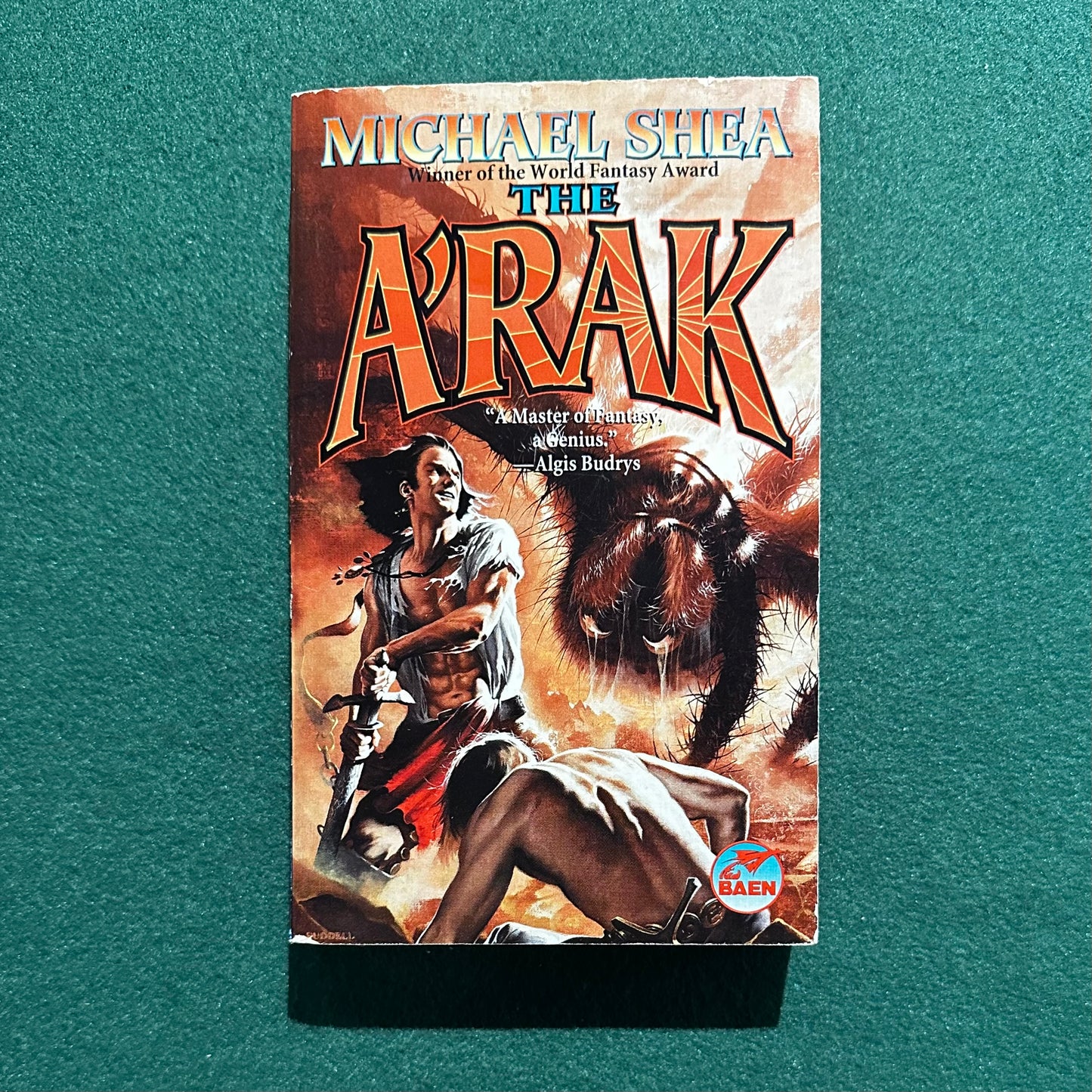Vintage Fantasy Paperback: Michael Shea - The A'Rak FIRST PRINTING