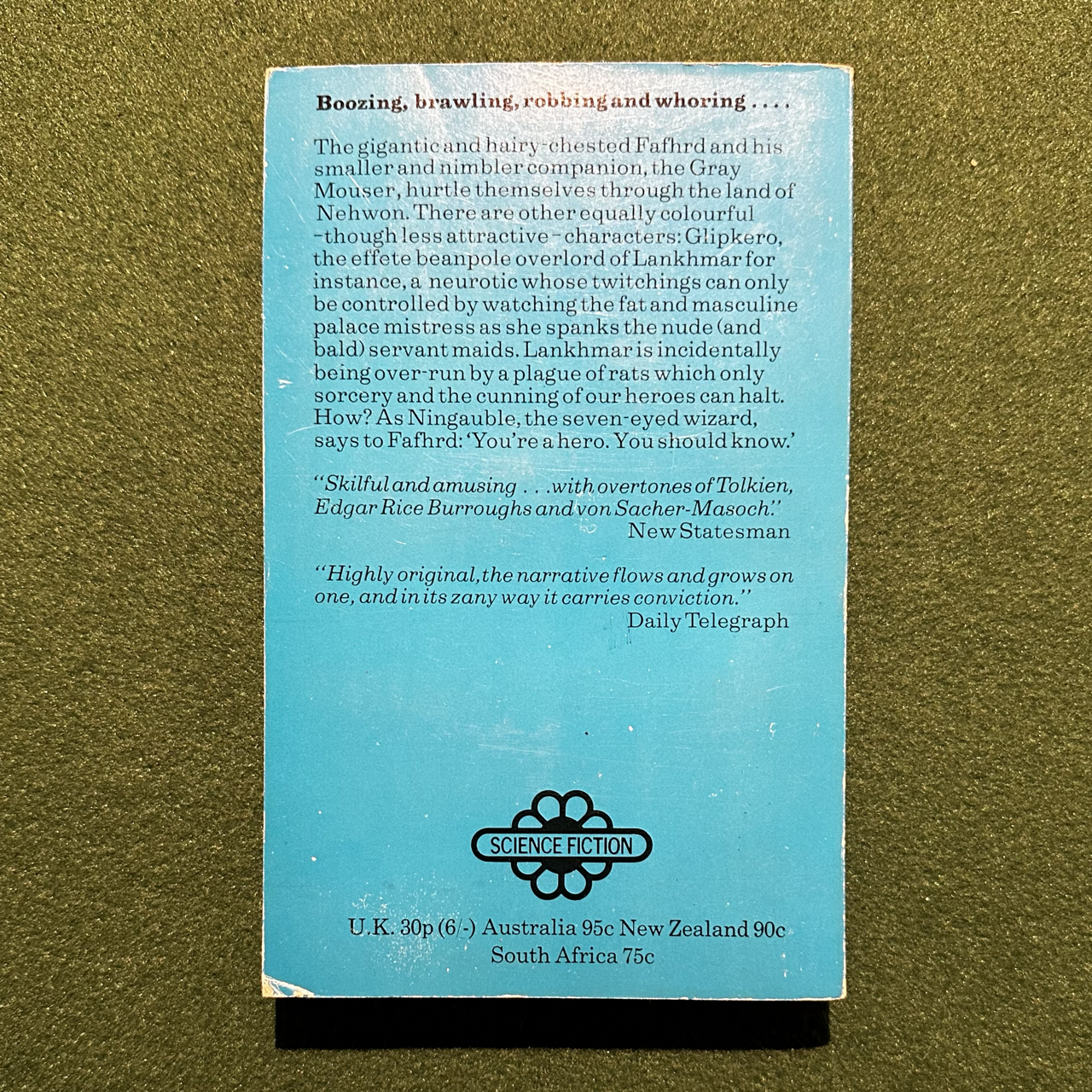 Vintage Fantasy Paperback: Fritz Leiber - The Swords of Lankhmar FIRST PRINTING