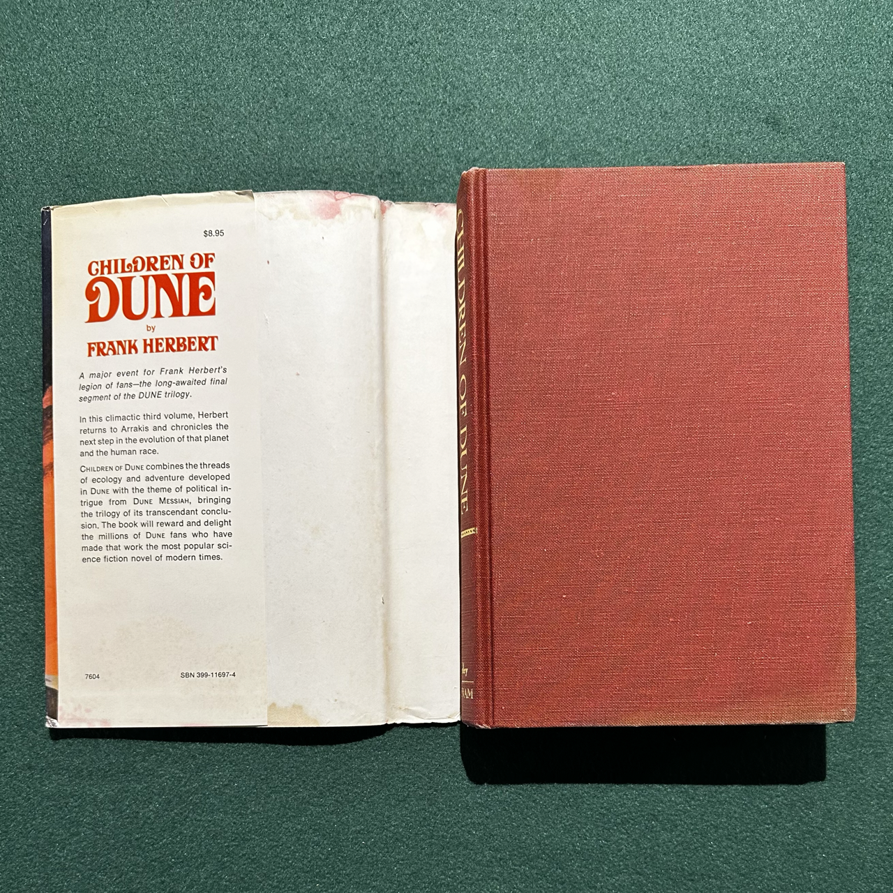 Vintage Sci-fi Hardback: Frank Herbert - Children of Dune