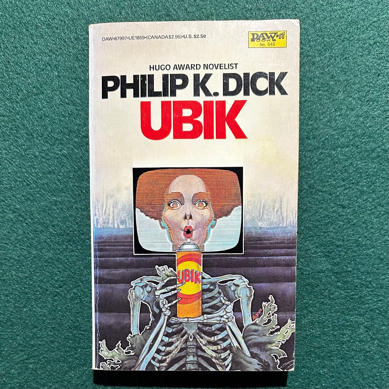 Vintage Sci-fi Paperback: Philip K Dick - Ubik DAW FIRST PRINTING
