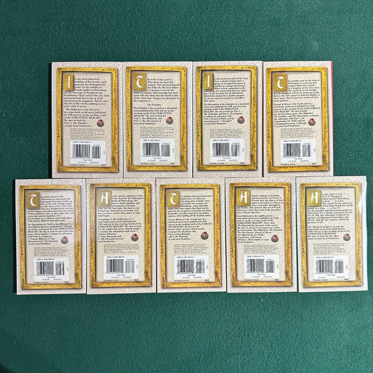 Vintage Dungeons & Dragons Paperbacks: Forgotten Realms: The Double Diamond Triangle Saga 1-9 COMPLETE FIRST PRINTS
