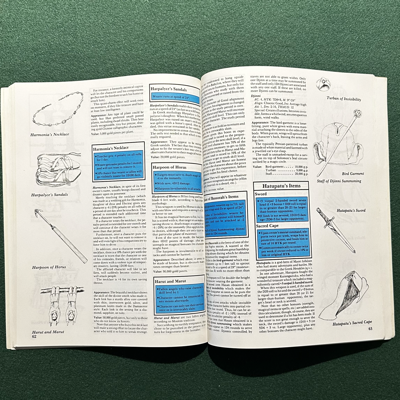 Vintage Dungeons & Dragons Paperback: Role Aids: Fantastic Treasures